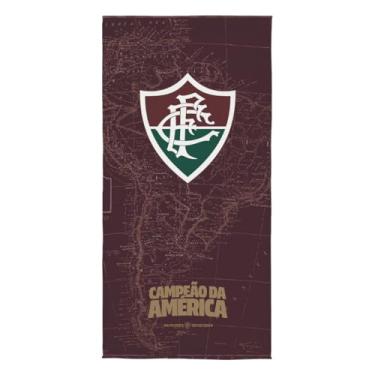 Imagem de Toalha de Time Praia E Piscina, Licenciada, Aveludada, 1,40mx70cm, Altihaus, Secagem R�pida, Macio - Lepper (Fluminense)