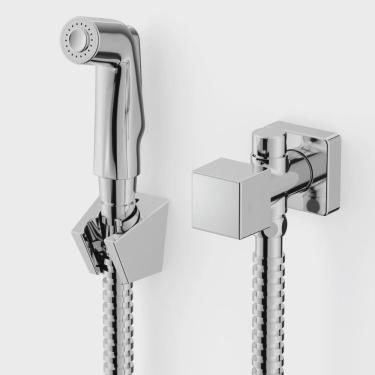Imagem de Ducha Higienica com Derivação Singles One Square Cromado