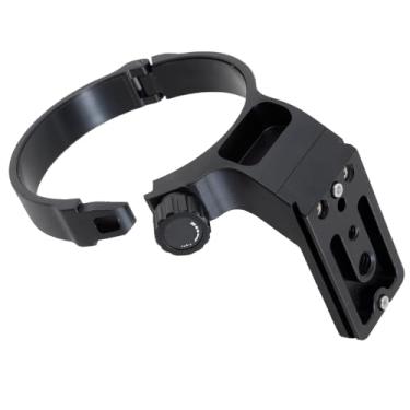 Imagem de Anel de montagem em tripé usinado CNC para lente compatível com Fuji GF 100-200 mm f/5.6 R LM OIS WR e Fujifilm GF 250 mm f/4 R LM OIS WR, suporte de lente com placa de liberação rápida Arca-Swiss Fit