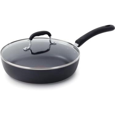 Imagem de T-fal E93897 frigideira para lava-louças com tampa, 25 cm, preta