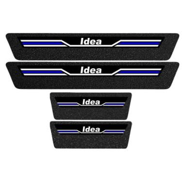 Imagem de Soleira Protetora Porta Sport Azul Idea 2006 2007 08 a 2016 - Jhow Ade