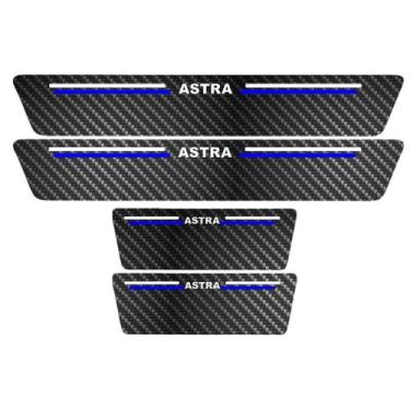 Imagem de Kit Soleira Protetora Porta Premium Blue Carbono   -  Astra - Jhow Ade
