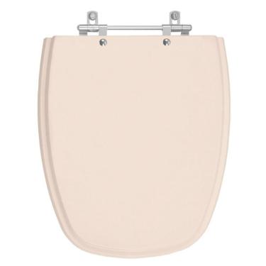 Imagem de Assento Sanitário Monte Carlo Rosa Floral Para Vaso Deca