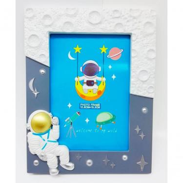 Imagem de Porta Retrato Moldura Espacial De Astronauta Foguete Nasa 3d