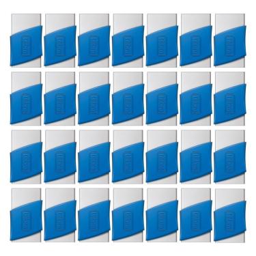 Imagem de Caixa Borracha Branca C- Capa Plástica Tilibra - C- 30 Unidades