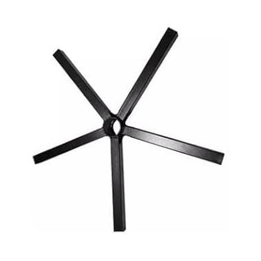 Imagem de Base Metálica para Cadeira Giratória Diretor Presidente Gamer, 5 Pontas, Suporta até 120kg, Preta, sem rodizios e sem capa