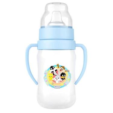 Imagem de Super Copo Treinamento Azul 300ml C/ Alça e Bico Flexível Looney Tunes