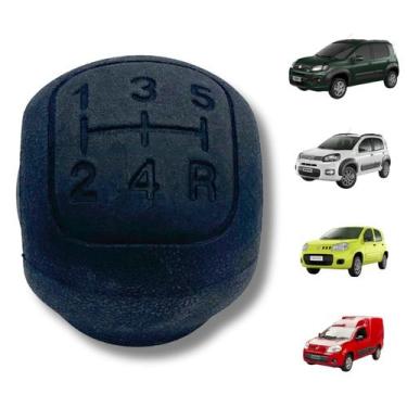 Imagem de Manopla Bola Cambio Clio Scenic Symbol Kangoo Lente Preta - Mercúrio