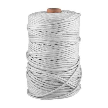 Imagem de Corda multifilamento trançada 5mm x 297m branca vonder