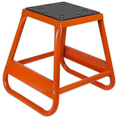 Imagem de Suporte para bicicleta resistente 362 kg Suporte central de motocicleta com almofada antiderrapante, mini suporte de bicicleta Powersports e mesa de elevação para manutenção de motos sujas