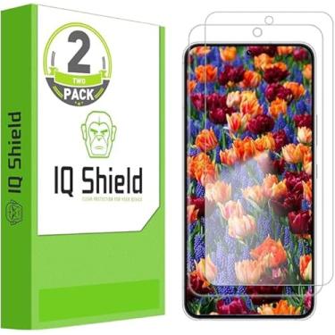 Imagem de IQ Shield Protetor de tela compatível com Samsung Galaxy S22 (pacote com 2) película transparente antibolhas