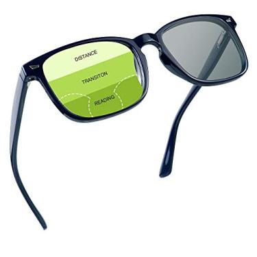 Imagem de YEIN Óculos De Sol Multifocais Progressivos Para Presbiopia, Cinza Fotocrômicos, Ampliação 0,00/+1,50 Homens/Mulheres