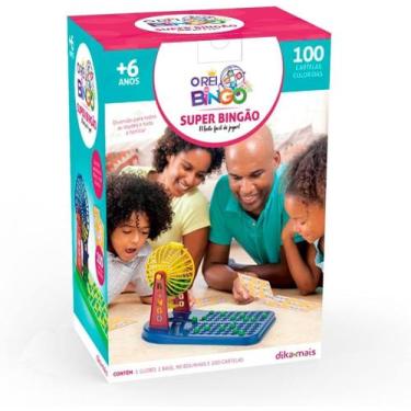 Imagem de jogo de bingo Super Bingão com 100 Cartelas Rei do Bingo dikamais