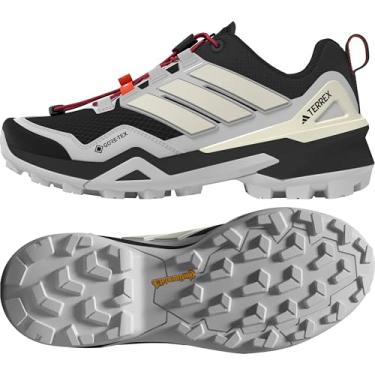 Imagem de adidas Tênis feminino Terrex Skychaser Gore-tex para caminhada, preto/branco/cinza, 34