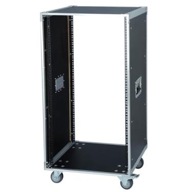Imagem de Rack AV Gear Rack 20U Home Audio & Video Stage Stereo Gabinete de armazenamento sobre rodas - 20U 48.3 cm Servidor IT Network Data Devices Storage Rack Cabinet - SC01-20U