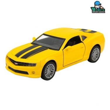 Imagem de Carrinho Esportivo Camaro de Metal Fricção 13cm  Portas Abertas e Supe