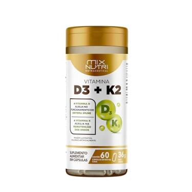 Imagem de NUTRACEUTICAL VITAMINA D3+K2-60 CAPS - MIX NUTRI