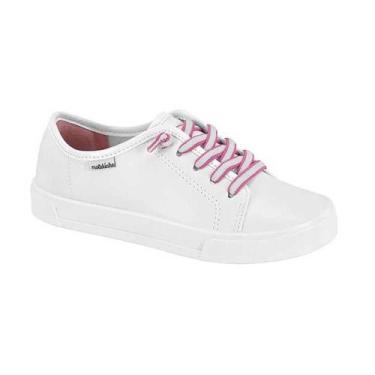 Imagem de Tênis Infantil Menina Molekinha Casual, Branco, 31