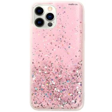 Imagem de Capa Capinha iPhone 12 PRO MAX Rosa com Transparencia Silicone Flexive