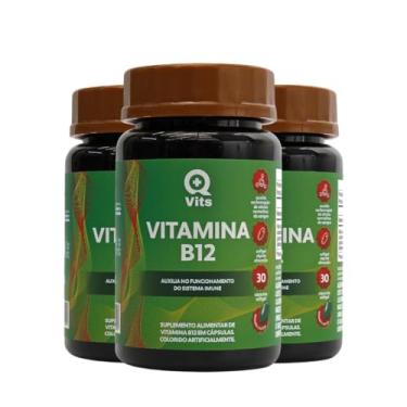 Imagem de Kit Vitamina B12 QMaisVits 90 Cápsulas Softgel