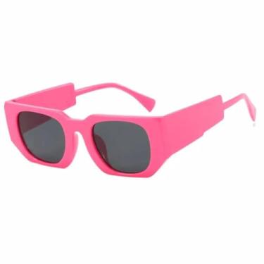 Imagem de Óculos de sol de leopardo da moda, masculino, degradê, óculos de grau feminino, uv400 (rosa, cinza)