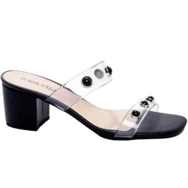 Imagem de Tamanco  Sandálias - Torricella, Vinil transparente, 37