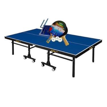 Imagem de MESA DE PING PONG MDF 25mm 1008 KLOPF + Kit Completo 5031