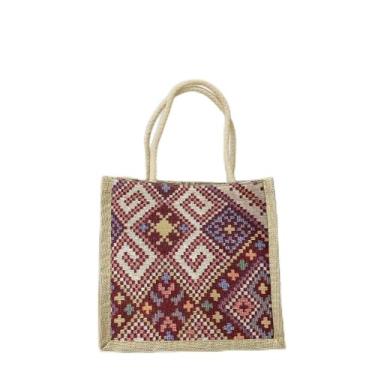 Imagem de Sacola utilitária retrô, capacidade grande, vários bolsosBolsa feminina, preta, 21 x 19 x 12 cm, adulta, feminina (vermelha)