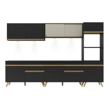 Imagem de Cozinha Completa 5 Peças Com Leds Mp2014 Veneza Up - MULTIMOVEIS