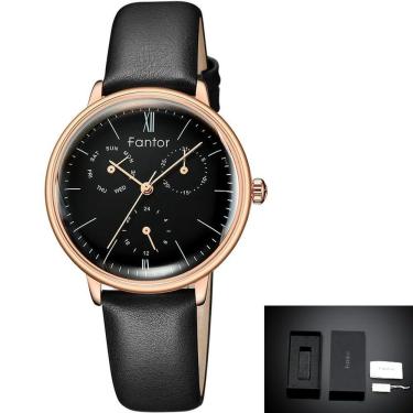 Imagem de Relógio Feminino Fantor Wf1008l à Prova D'água Ouro