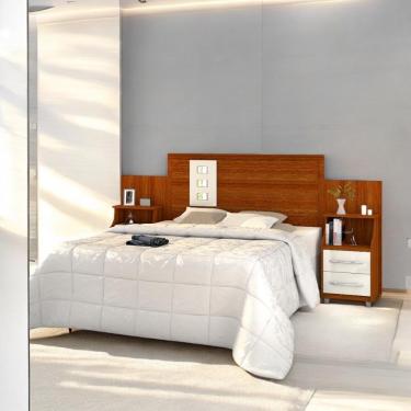 Imagem de Cabeceira ível Cannes Cinamomo E Off White