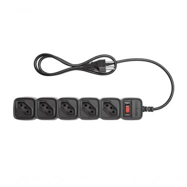 Imagem de Protetor Eletronico C/ 5 Tomadas Epe 205 + Preto 4824203