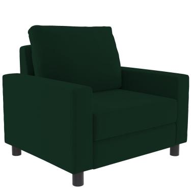 Imagem de Poltrona Malta Suede Verde Musgo