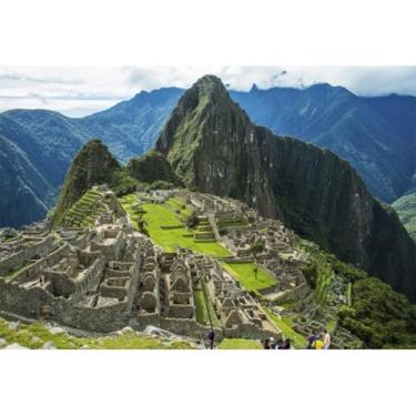 Imagem de Yeele Santuário histórico de Machu Picchu 2,1 x 1,5 m, cenário de paisagem de montanhas antigas, perdeu a cidade inca de Machu Picchu, fundo fotográfico para casamento, lua de mel, adereços de sessão