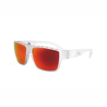 Imagem de Adidas SP0006 26G Sunglasses Men's Crystal/Orange Mirror Lenses Rectangular 57mm