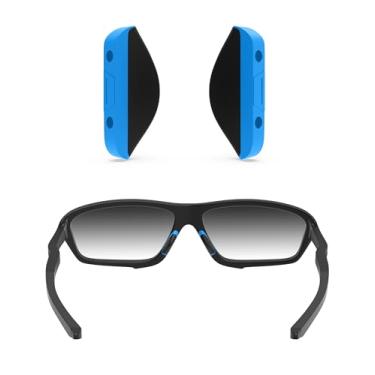 Imagem de ToughAsNails Almofadas de nariz de substituição Euro Fit para óculos de sol Oakley Step Up OO9292 – Base rígida azul