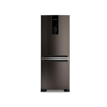 Imagem de Refrigerador de 02 Portas Brastemp Frost Free Inverse A+++ 447 Litros Black Inox com Smart Flow e Fresh Box - BRE57FE