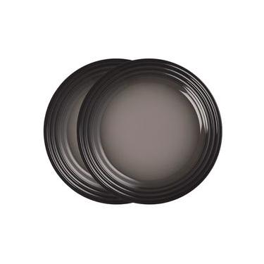 Imagem de Prato Redondo 22 cm 2 Peças Cinza Flint Ply Le Creuset
