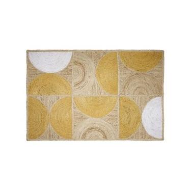 Imagem de Tapete Yerkoy Natural e Amarelo Westwing Collection Natural