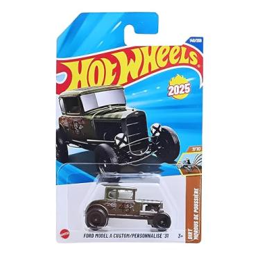 Imagem de Carrinho Miniatura Hot Wheels Ford Model A Custom/Personnalisé 31 Dirt Mordus de Poussière (Verde) - HYX92
