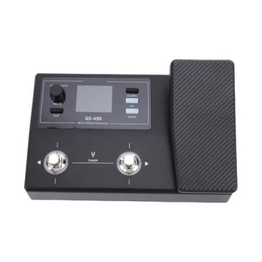 Imagem de Generic Pedal de Efeitos de Guitarra, Processador Multiefeitos Com 8 Módulos Paralelos 100 Predefinições Tela LCD do Sintonizador de Bateria BT, para Performance e Prática de Guitarra