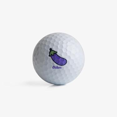Imagem de Other Golf Bola de golfe divertida – Presente de golfe perfeito para aniversários, pais e qualquer fã de golfe – Emoji sedutor (3 bolas)