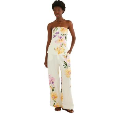 Imagem de Calça Reta Farm Rio Orquidário-Feminino