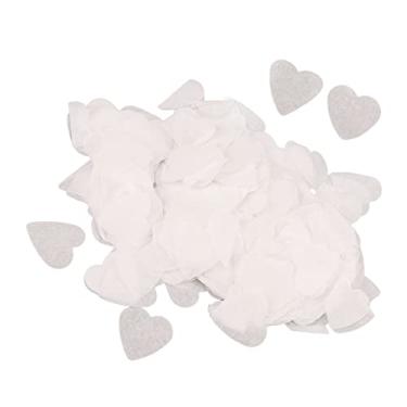 Imagem de Cryfokt Decorações de Casamento de Papel Ecológicas Com Confetes de Coração Amoroso para Suprimentos de Festa de Recepção de Mesa de Namorados, 8 Pacotes
