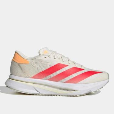 Imagem de Tênis Adidas Adizero SL 2 Feminino, Bege, Vermelho, 39