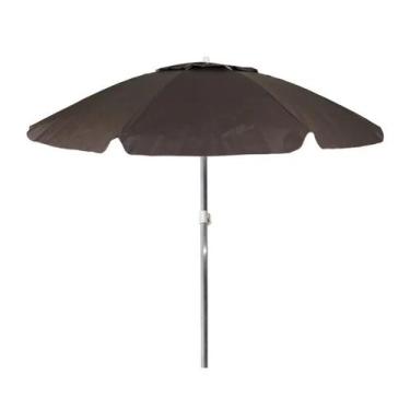 Imagem de Guarda-Sol Bagum em Alumínio 2,0m Marrom 10612 Bel - Belfix, 10612