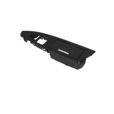 Imagem de Interior do carro porta traseira braço cinzeiro conjunto substituir painel caixa de armazenamento compatível com bmw série 7 f01 f02 730 740 preto bege ostra(Right Black)