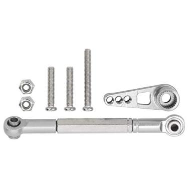 Imagem de SPYMINNPOO Peça de Atualização Leve de Ligação de Direção Em Liga de Alumínio para Carro RC MN86K, Fácil Instalação para Carro de Controle Remoto de Esteira 1:12, Material Durável, Adequado para