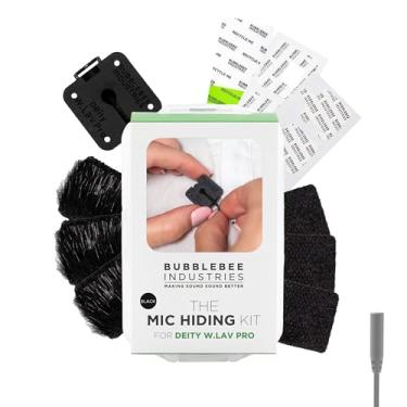 Imagem de Bubblebee Kit de ocultação de microfone para Deity W.Lav Pro - Kit de esconder microfone de lapela, redução de ruído e vento e capa para criadores de conteúdo, videógrafos, engenheiros de áudio e