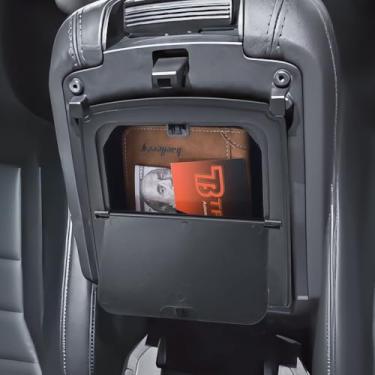 Imagem de Caixa de armazenamento oculta para console central TACORBO compatível com acessórios Kia Sportage 2023 2024 2025 2026, console central de um toque, compartimento secreto de apoio de braço
